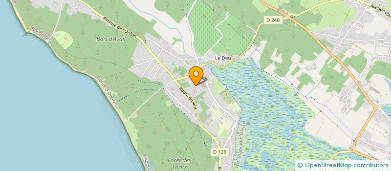 localisation de l'entreprise SCI JAUNAS  DOLUS-D'OLERON