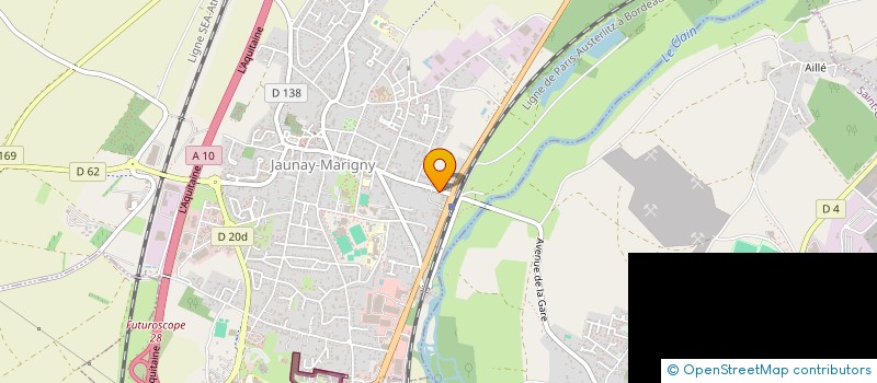 localisation de l'entreprise SCI JAUNAY  JAUNAY-MARIGNY