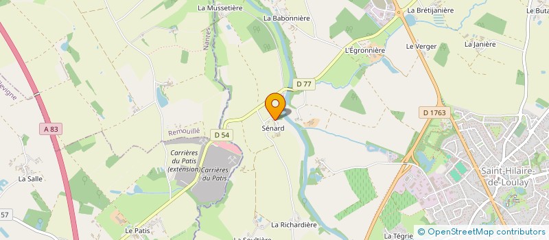localisation de l'entreprise SCI JAUNET à MONTAIGU-VENDEE