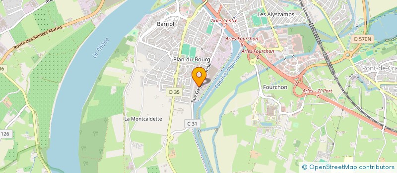 localisation de l'entreprise SCI JAUPAL à ARLES