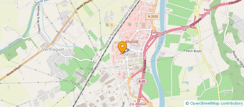 localisation de l'entreprise SCI JAUQUENEAU  MONTAUBAN