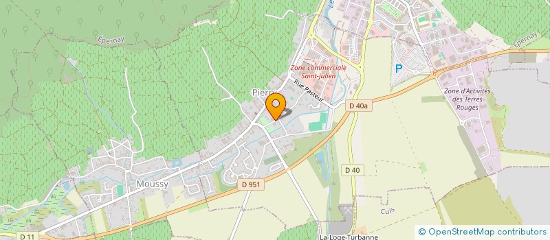 localisation de l'entreprise SCI JAURES  PIERRY