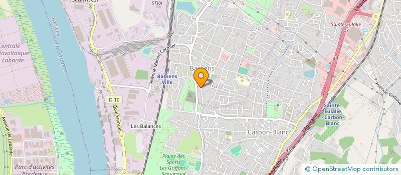 localisation de l'entreprise SCI JAURES  BASSENS