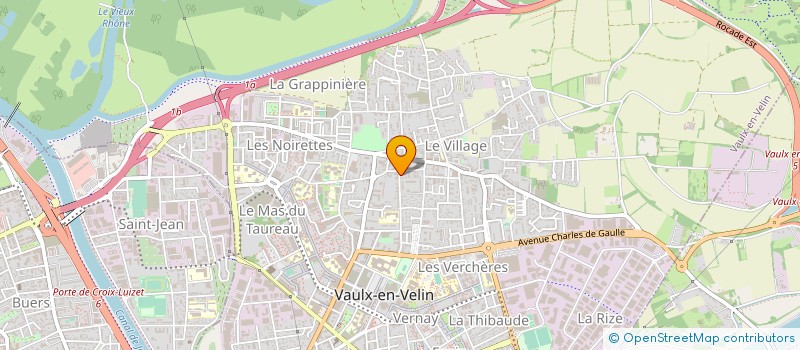 localisation de l'entreprise SCI JAURES  VAULX-EN-VELIN