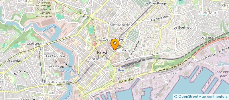 localisation de l'entreprise SCI JAURES  BREST