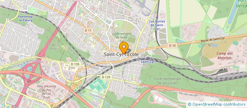 localisation de l'entreprise SCI JAURES  SAINT-CYR-L'ECOLE