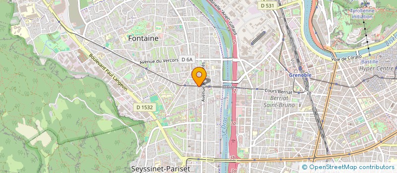 localisation de l'entreprise SCI JAURES  FONTAINE