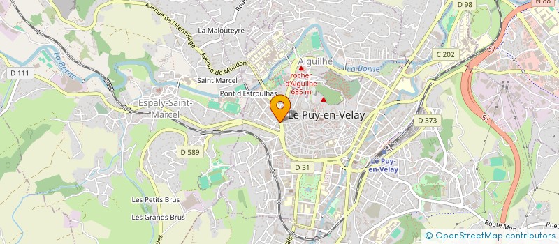 localisation de l'entreprise SCI JAURES  LE PUY-EN-VELAY