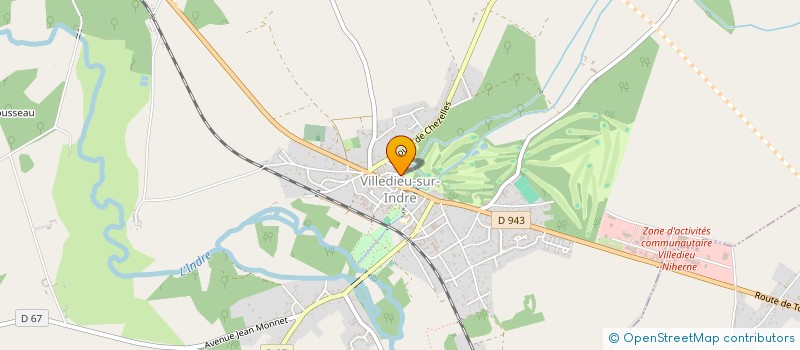 localisation de l'entreprise SCI JAURES à VILLEDIEU-SUR-INDRE