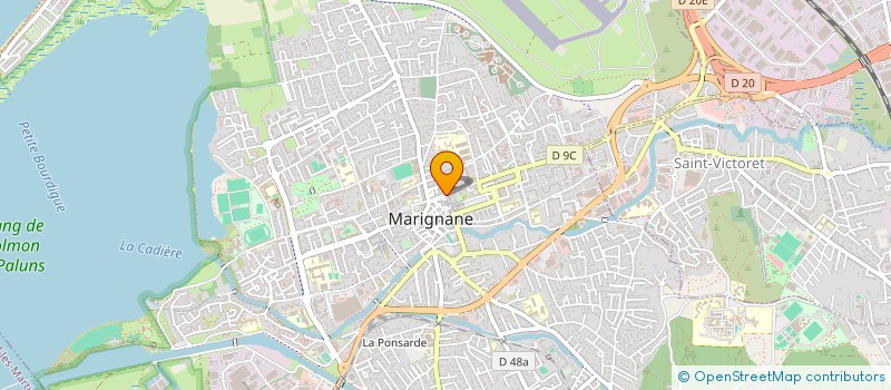 localisation de l'entreprise SCI JAURES  MARIGNANE