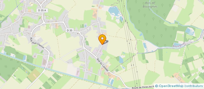 localisation de l'entreprise SCI JAURES  FLINES-LEZ-RACHES