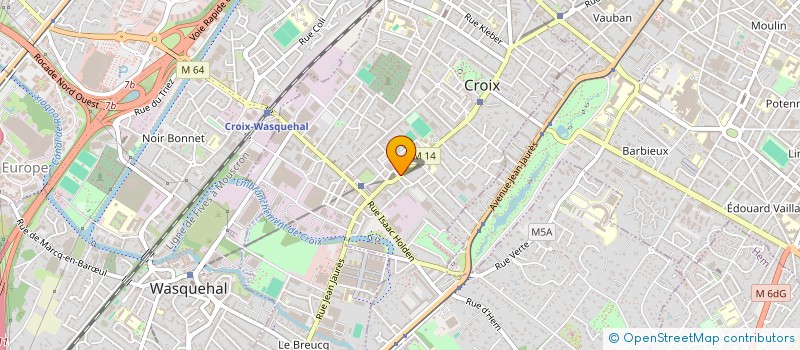 localisation de l'entreprise SCI JAURES à CROIX