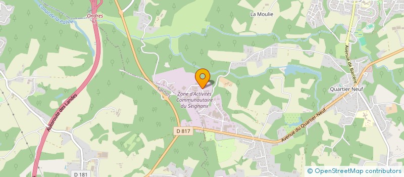 localisation de l'entreprise SCI JAURES  SAINT-MARTIN-DE-SEIGNANX