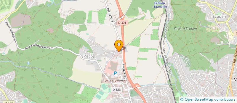localisation de l'entreprise SCI JAURES-BRIAND à ST BRICE SOUS FORET