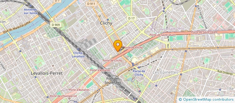 localisation de l'entreprise SCI JAURES CLICHY à CLICHY