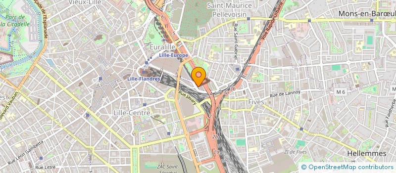 localisation de l'entreprise SCI JAURES CONSTANT à LILLE