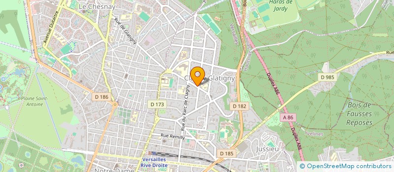 localisation de l'entreprise SCI JAURES-KESSEL à VERSAILLES