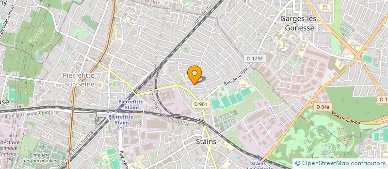 localisation de l'entreprise SCI JAURES LIBERTE à STAINS
