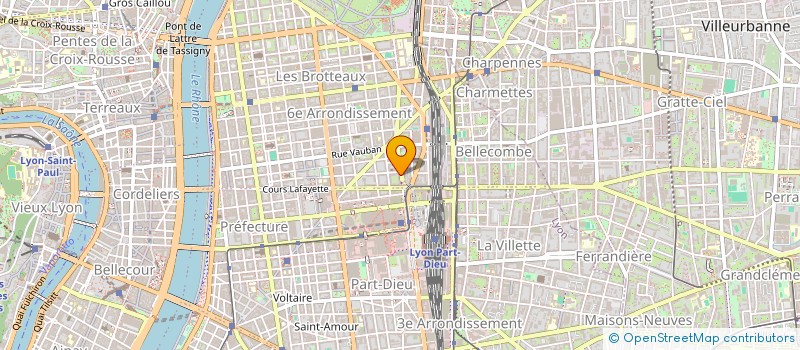 localisation de l'entreprise SCI JAURES RASPAIL  LYON