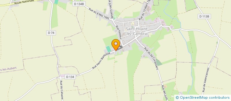 localisation de l'entreprise SCI JAV  SAINT-HILAIRE-LEZ-CAMBRAI