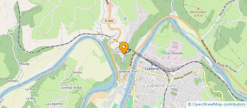 localisation de l'entreprise SCI JAV & CO  CAPDENAC