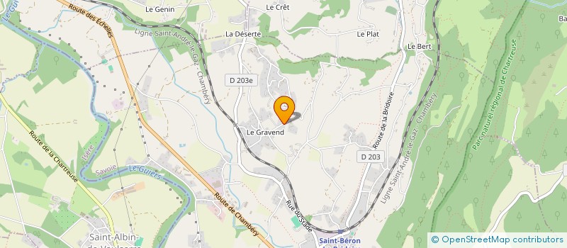 localisation de l'entreprise SCI JAV MACHET  SAINT-BERON