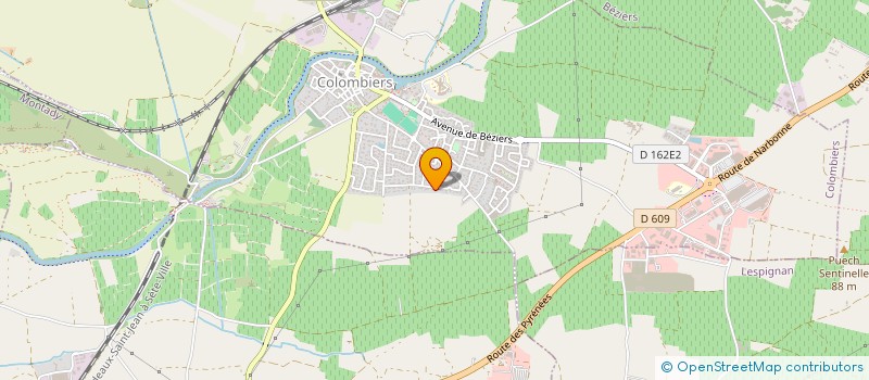 localisation de l'entreprise SCI JAVA  COLOMBIERS