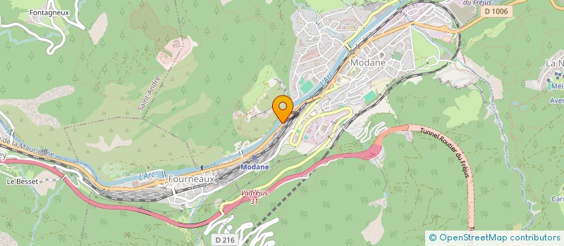 localisation de l'entreprise SCI JAVA  MODANE