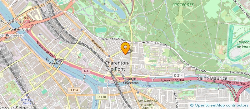 localisation de l'entreprise SCI JAVA  CHARENTON-LE-PONT