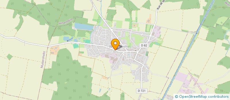 localisation de l'entreprise SCI JAVA  WITTISHEIM