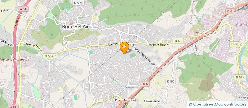 localisation de l'entreprise SCI JAVAE BOX à BOUC-BEL-AIR