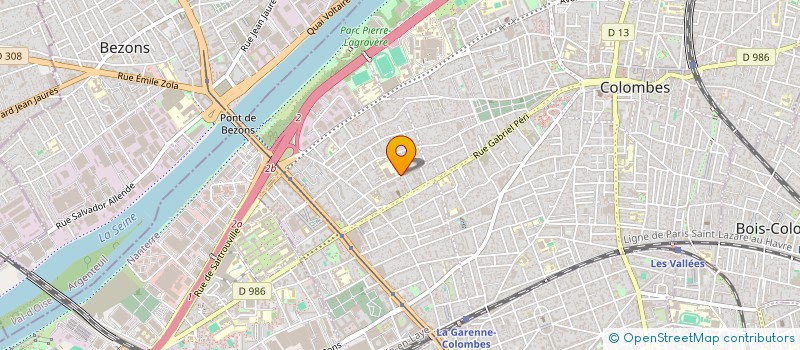 localisation de l'entreprise SCI JAVAL à COLOMBES