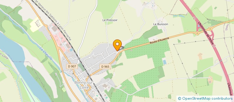 localisation de l'entreprise SCI JAVANCE à BONNY-SUR-LOIRE