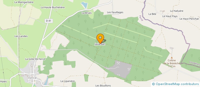 localisation de l'entreprise SCI JAVARDAN  FERCE