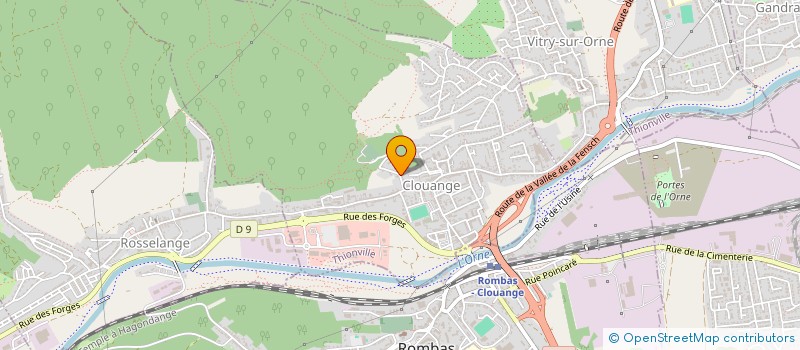 localisation de l'entreprise SCI JAVAT  CLOUANGE