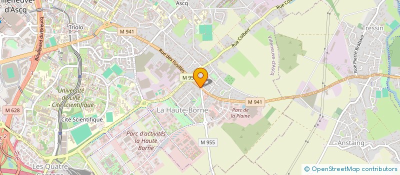 localisation de l'entreprise SCI JAVE à VILLENEUVE-D'ASCQ