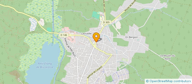 localisation de l'entreprise SCI JAVEA  BISCARROSSE