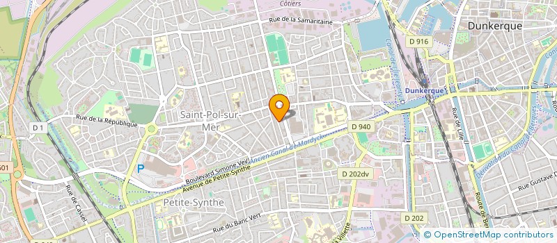 localisation de l'entreprise SCI JAVI à DUNKERQUE