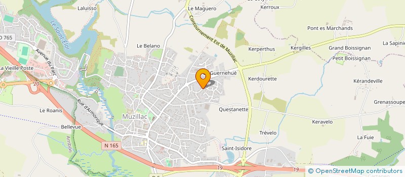 localisation de l'entreprise SCI JAWASP  MUZILLAC