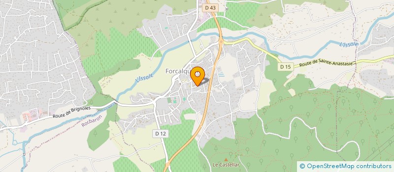 localisation de l'entreprise SCI JAX  FORCALQUEIRET