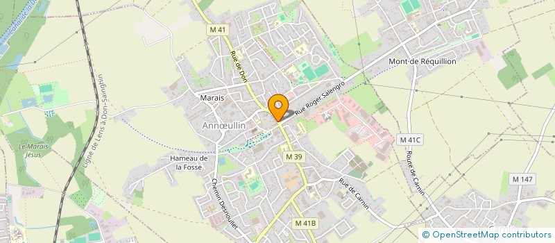 localisation de l'entreprise SCI JAXA  ANNULLIN