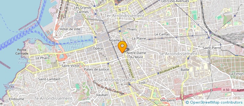 localisation de l'entreprise SCI JAXDO à MARSEILLE 6