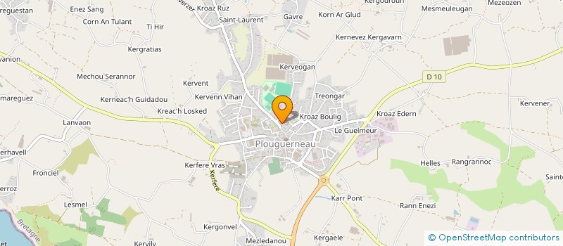 localisation de l'entreprise SCI JAXLA  PLOUGUERNEAU