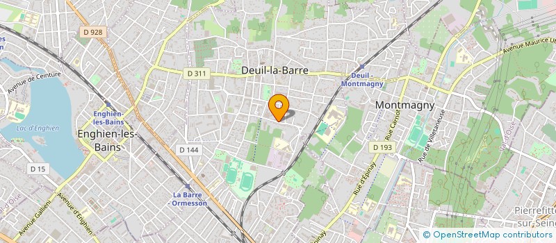 localisation de l'entreprise SCI JAY  DEUIL-LA-BARRE