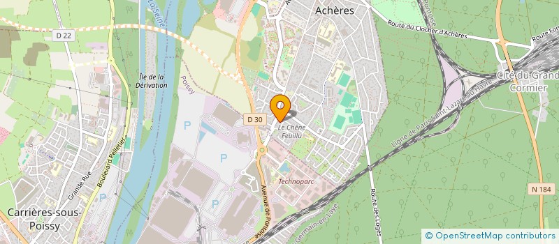 localisation de l'entreprise SCI JAY  ACHERES