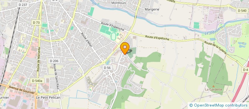 localisation de l'entreprise SCI JAYBUL  MONTELIMAR