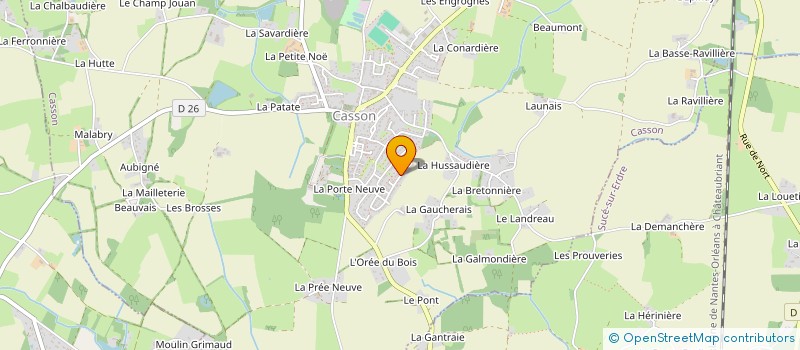 localisation de l'entreprise SCI JAYCO  LES TOUCHES
