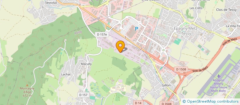 localisation de l'entreprise SCI JAYNA  EPAGNY METZ-TESSY