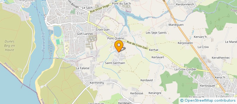 localisation de l'entreprise SCI JAYOU  ERDEVEN