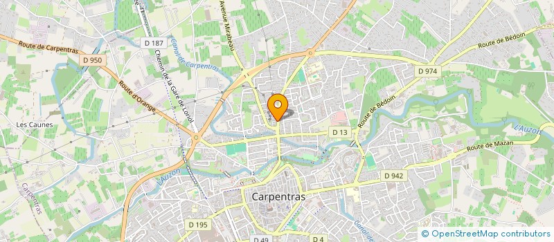 localisation de l'entreprise SCI JAYOUB  CARPENTRAS